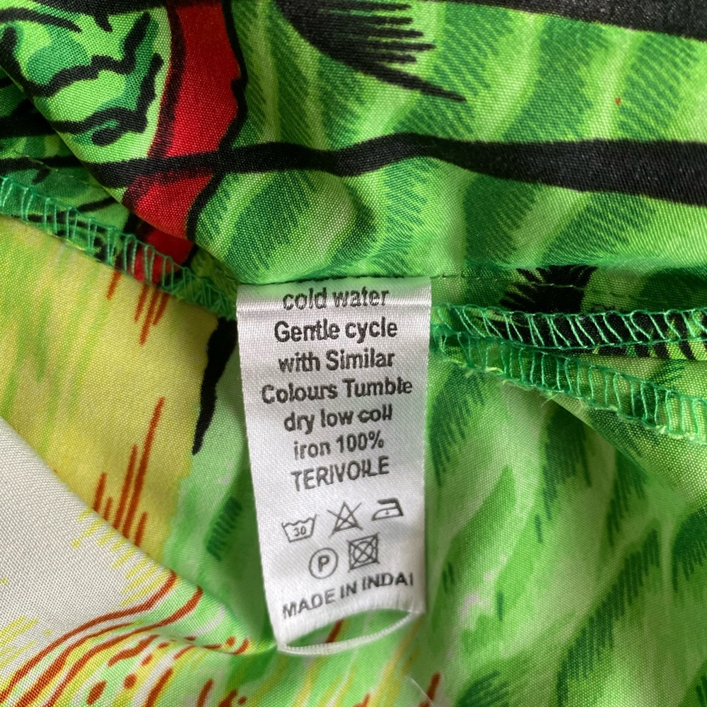 Tropical Green Hawaiian Shirt - Picture 5 of 6